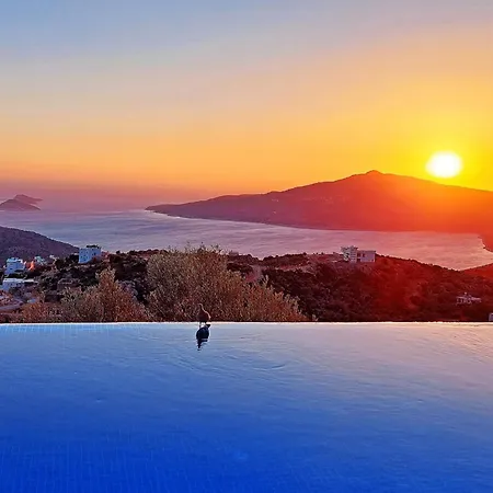 Om, 4 Bdr Stylish Kalkan Private Pool Villa Kaş